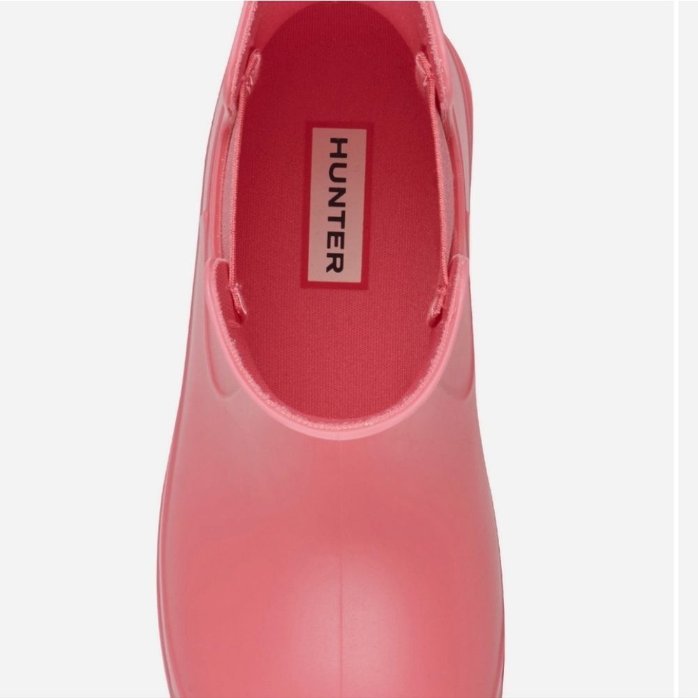 Hunter Tabitha Chelsea Waterproof Rain Boots- Medium Pink - Picture 4 of 11